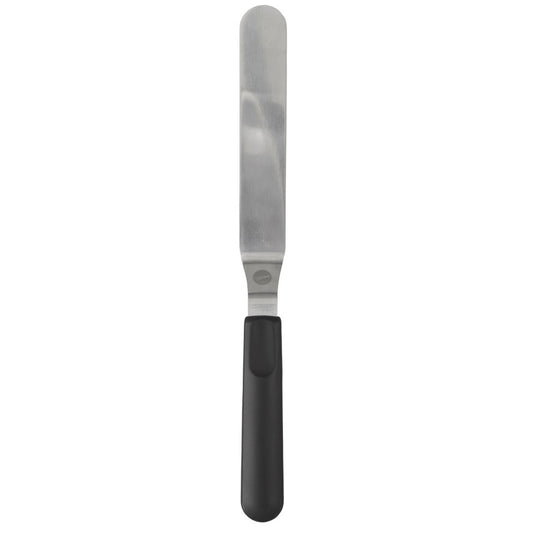 Angled Icing Spatula with Black Handle, 13-Inch, Wilton