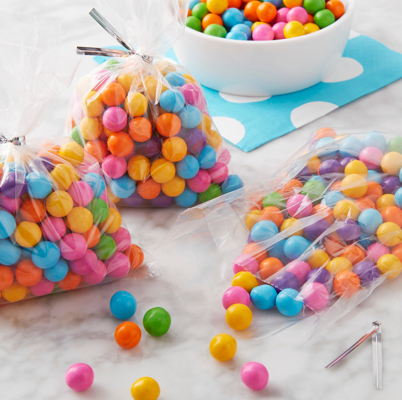 Wilton Clear Tall Treat Bags, 50-Count