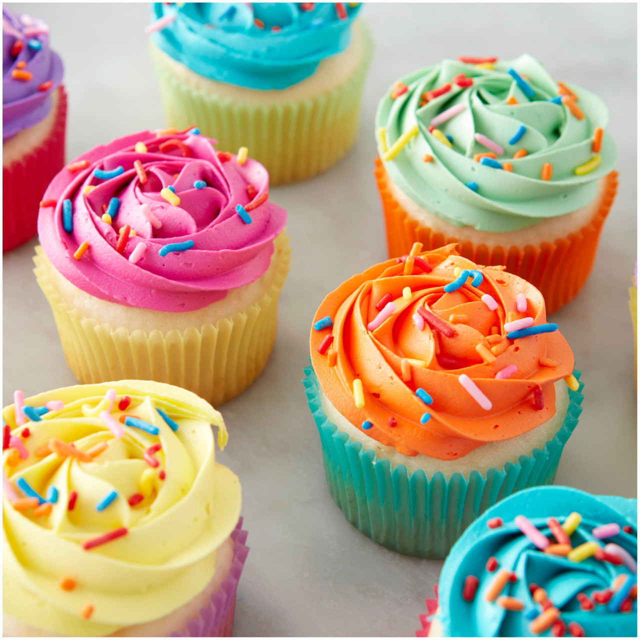 Standard Solid Colored Pastel Spring Cupcake Liners, 150 Count, Wilton