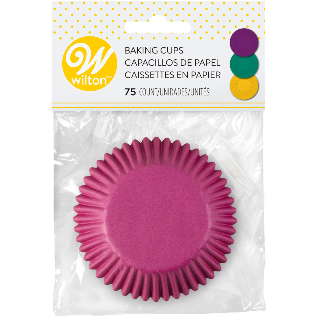 Jewel Tone Cupcake Liners, 75 Count, Wilton