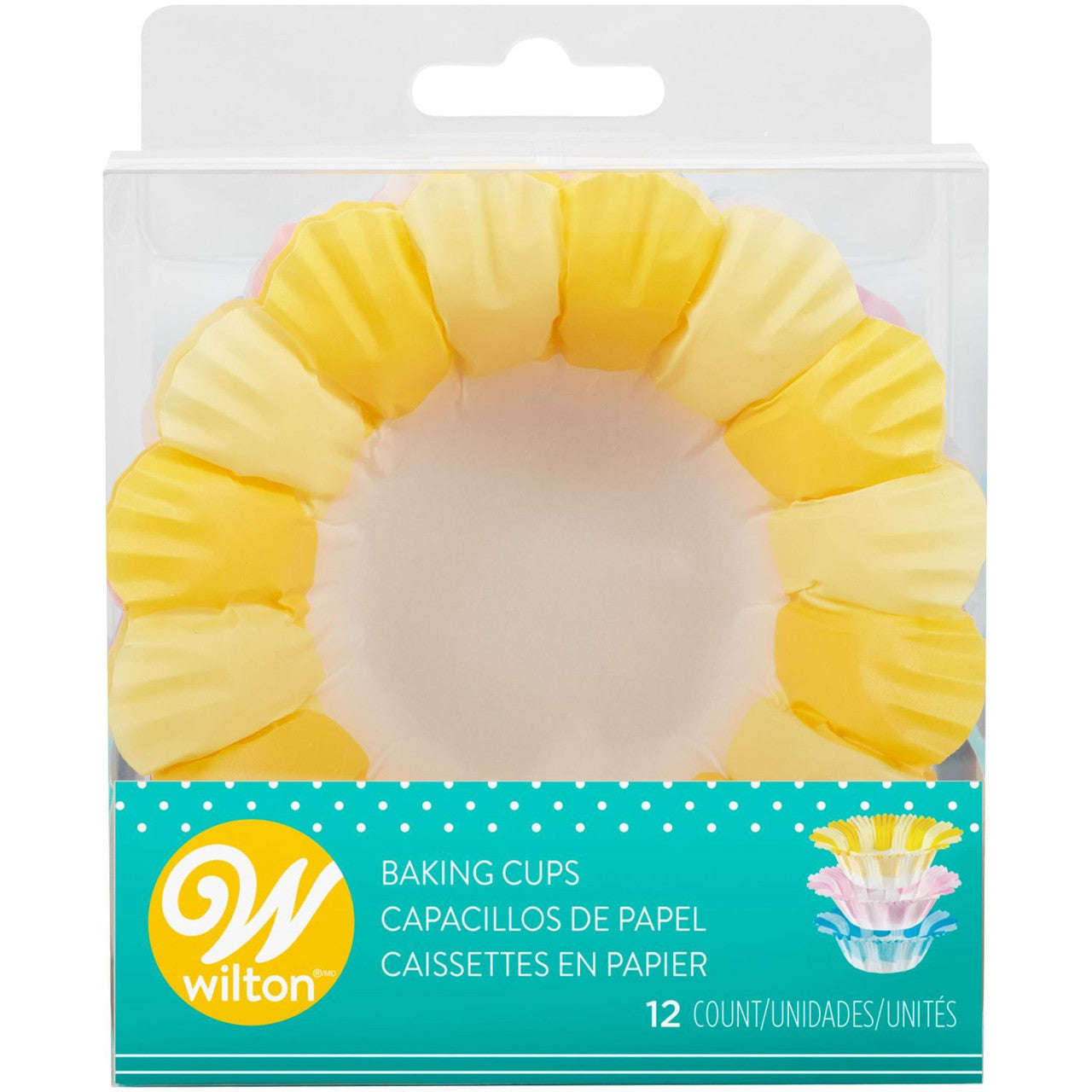 Large Flower Baking Cups, 12 Count, Wilton