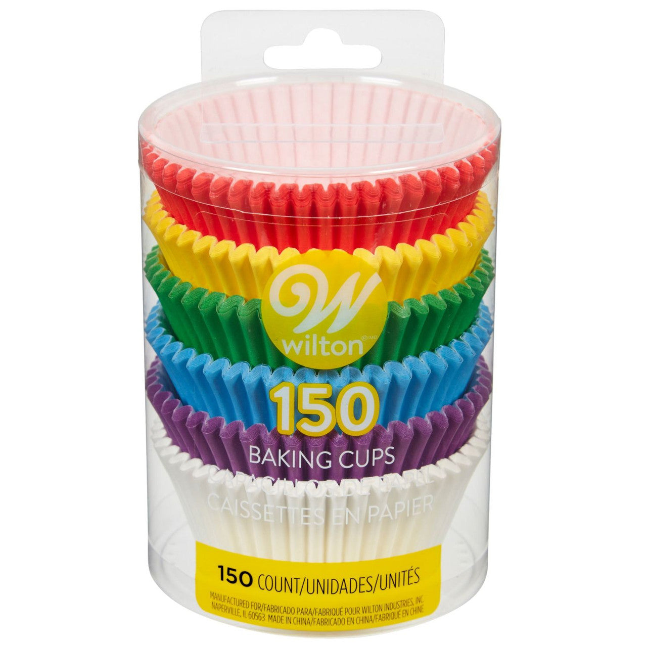 Wilton Rainbow Cupcake Liners, 150 Count