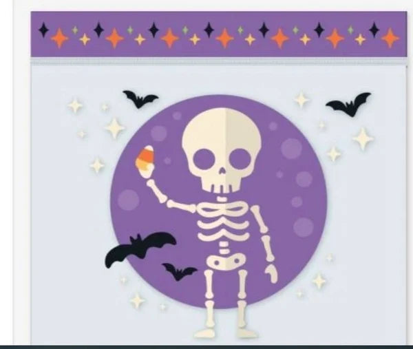 Skeleton Moon Resealable Treat Bags - 20 Ct - 1 Package