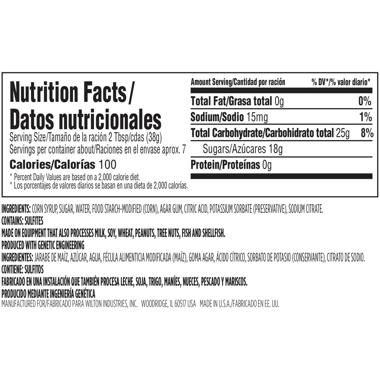 Clear Piping Gel, 10oz