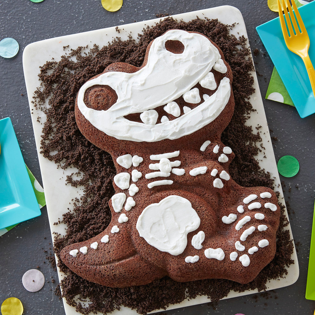 Dinosaur Cake Pan, Kids 3D Birthday Cake Pan
