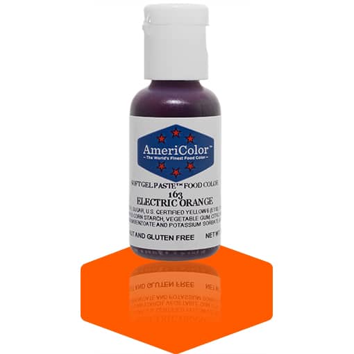 Americolor Soft Gel Paste, .75 oz, Shades of Orange