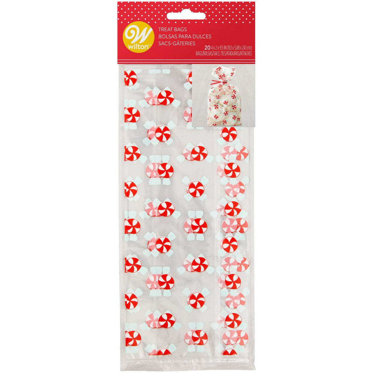 Holiday Candy Swirl Treat Bags 20 ct.