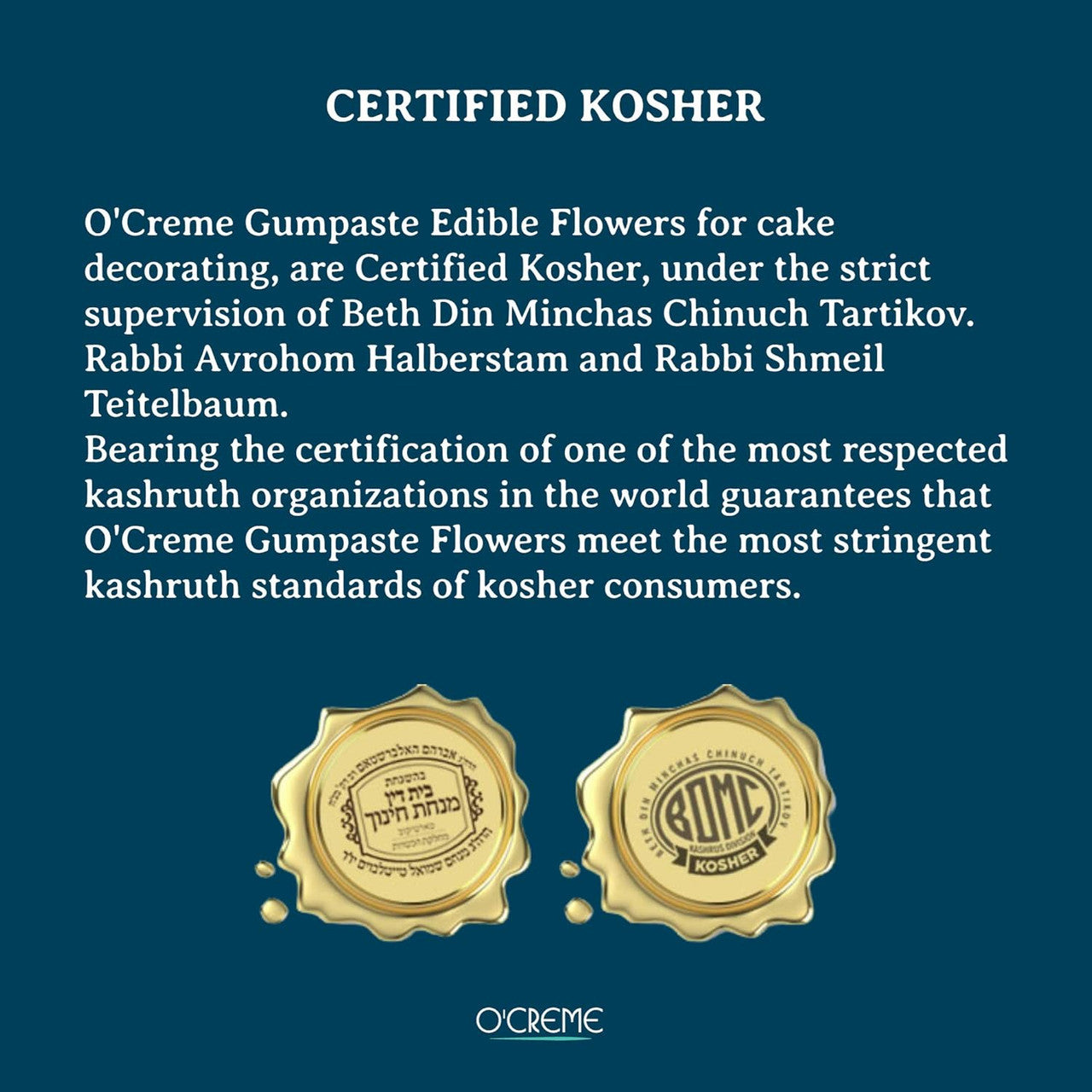 O'Creme Holly & Berry Holiday Gum Paste, Large