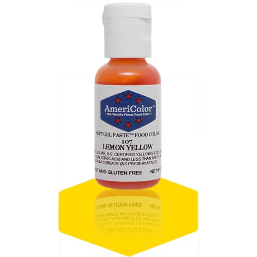 Americolor Soft Gel Paste, .75 oz, Shades of Yellow