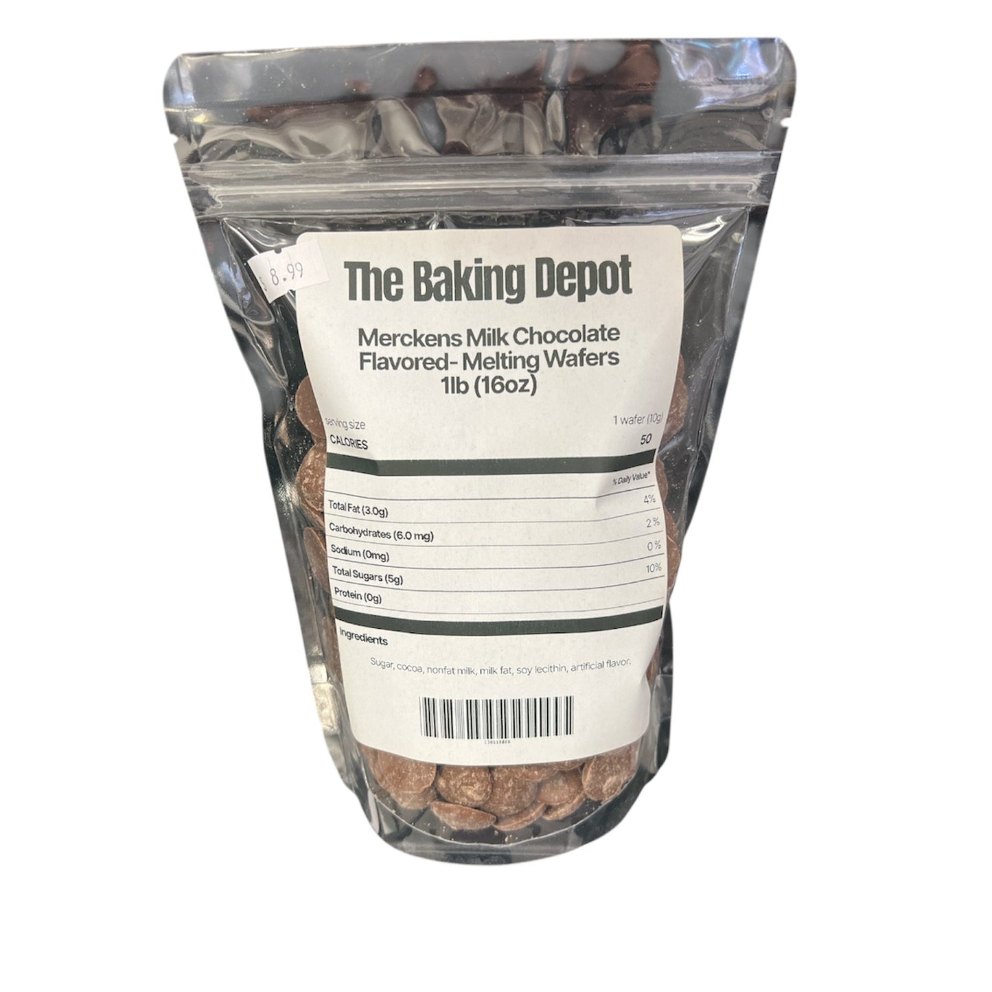 Merckens Milk Chocolate Wafers 1lb