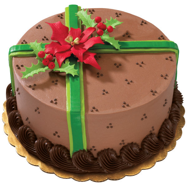 Poinsettia gum paste flower, Decopac