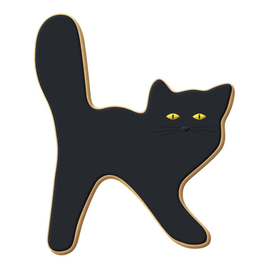 4 inch Scary Cat Cookie Cutter