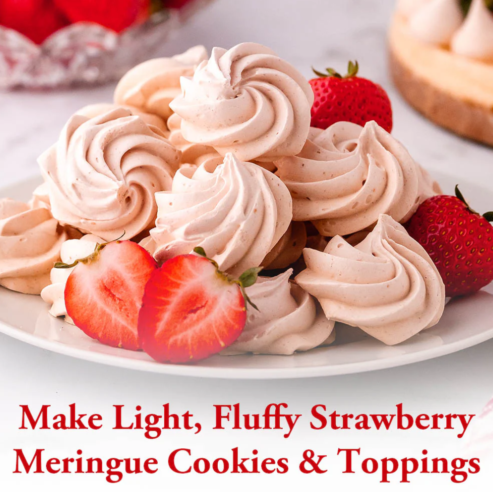 Strawberry Meringue Powder, 8oz.