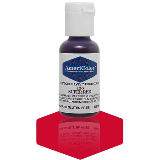 Americolor Soft Gel Paste, .75 oz, Shades of Red