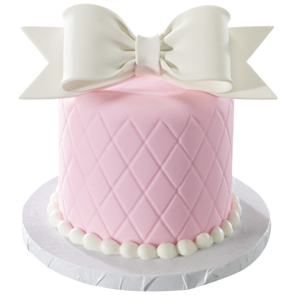 White Gum Paste Bow, Decopac
