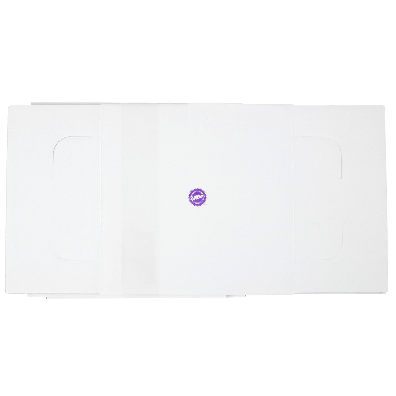 White 10x10x5 inch Square Corrugated Cake Box, 2 Piece = 1 Box, Wilton