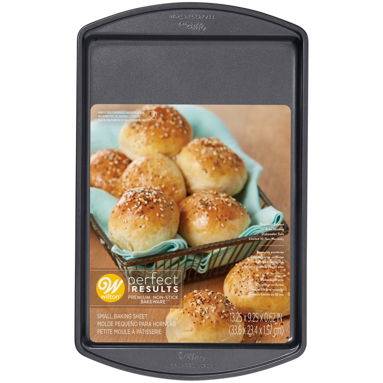 Perfect Results Premium Non-Stick Bakeware Small Cookie Pan, 13x9, Wilton