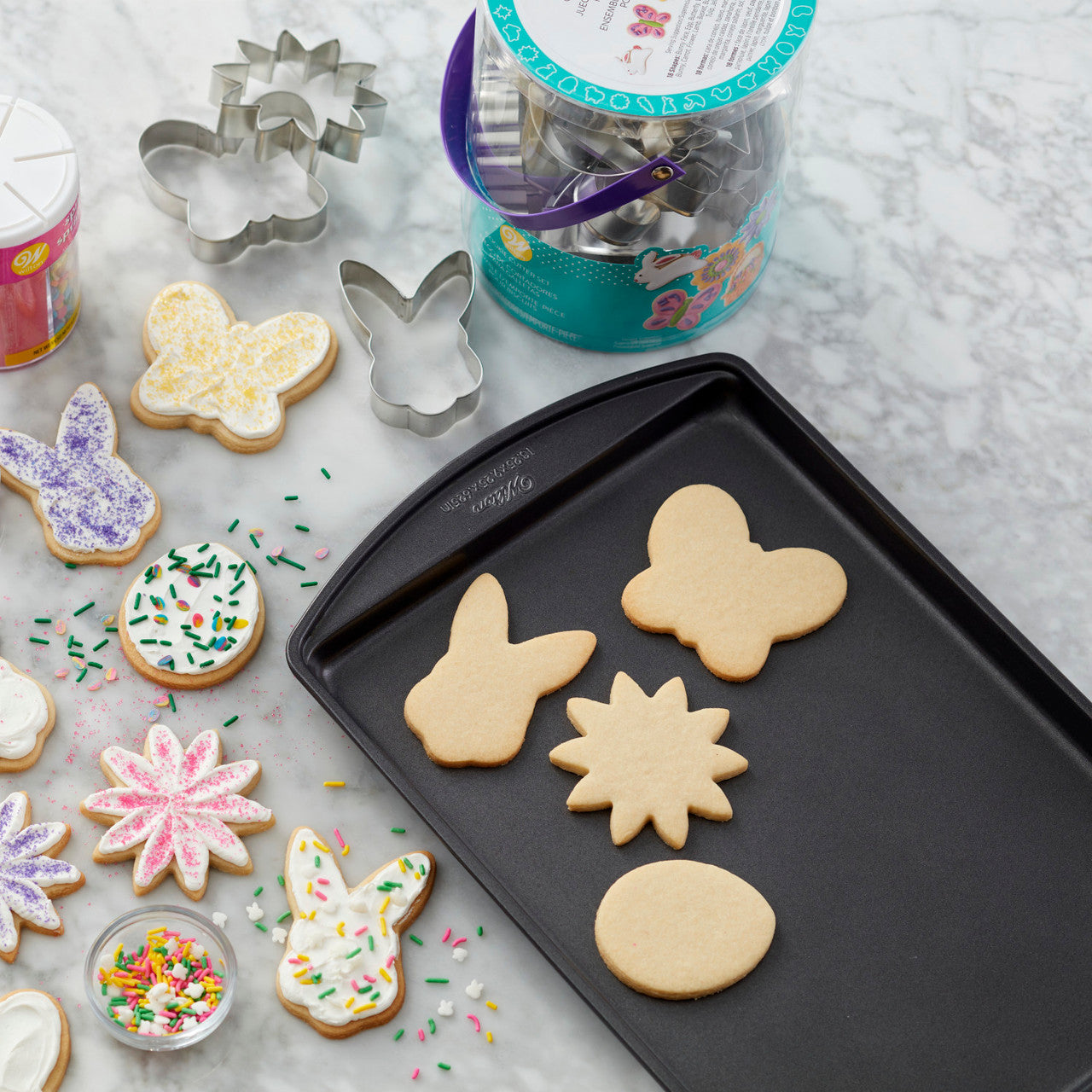 Perfect Results Premium Non-Stick Bakeware Small Cookie Pan, 13x9, Wilton