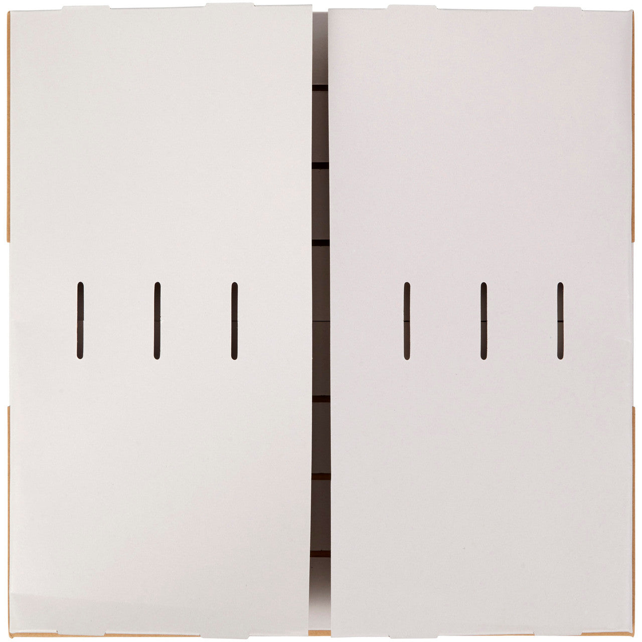 White 12x12x6 Inch Cardboard Adjustable Cake Box, 2 Piece = 1 Box, Wilton