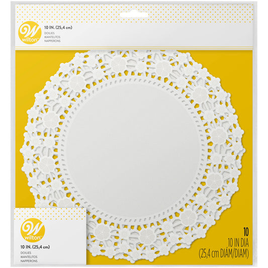 10 inch Round Paper Doilies