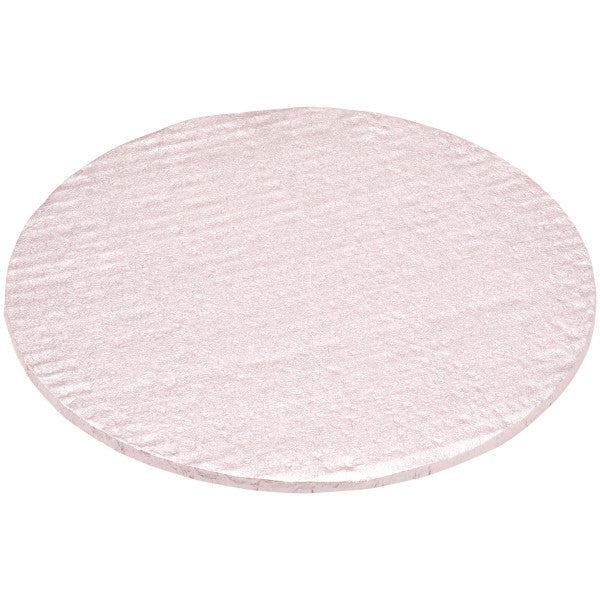 10 Inch Pink Foil Round Cake Board/Drum