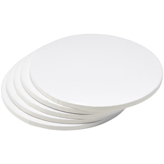 12 inch White Round Cake Drum 1/2"