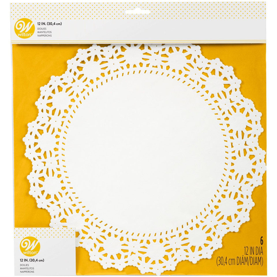 12 inch Round Paper Doilies