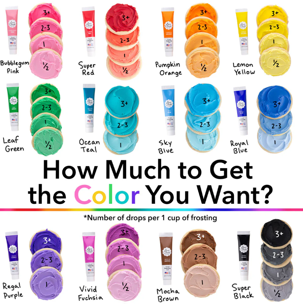 Ann Clark Food Coloring Gel, .7 oz, 1 Tube