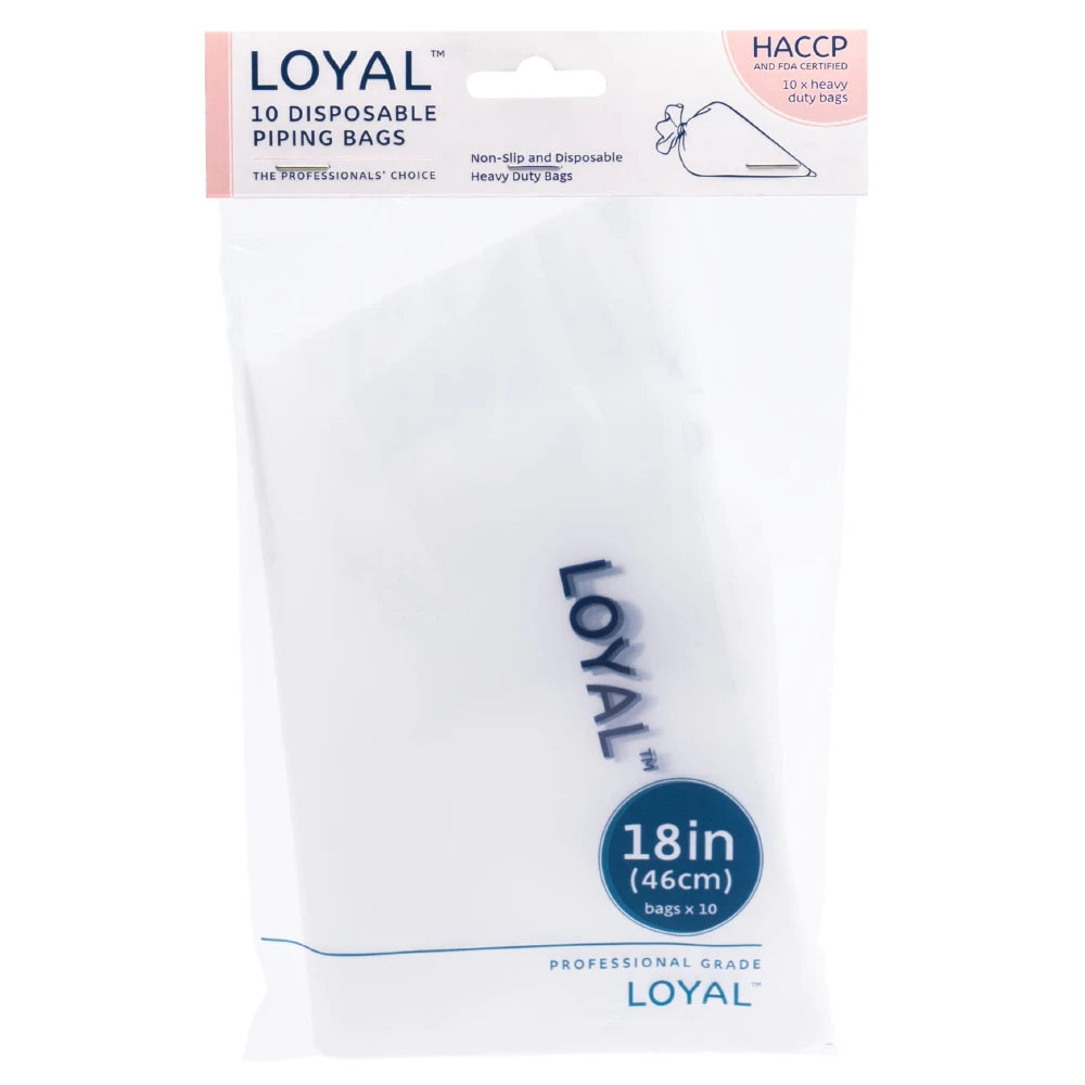 18 inch Loyal Bakeware Disposable Clear Piping Bags