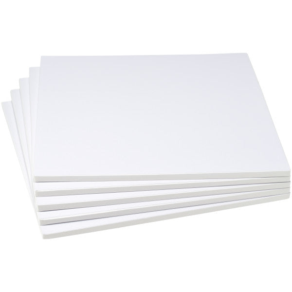 18 inch White Square Cake Drum 1/2"