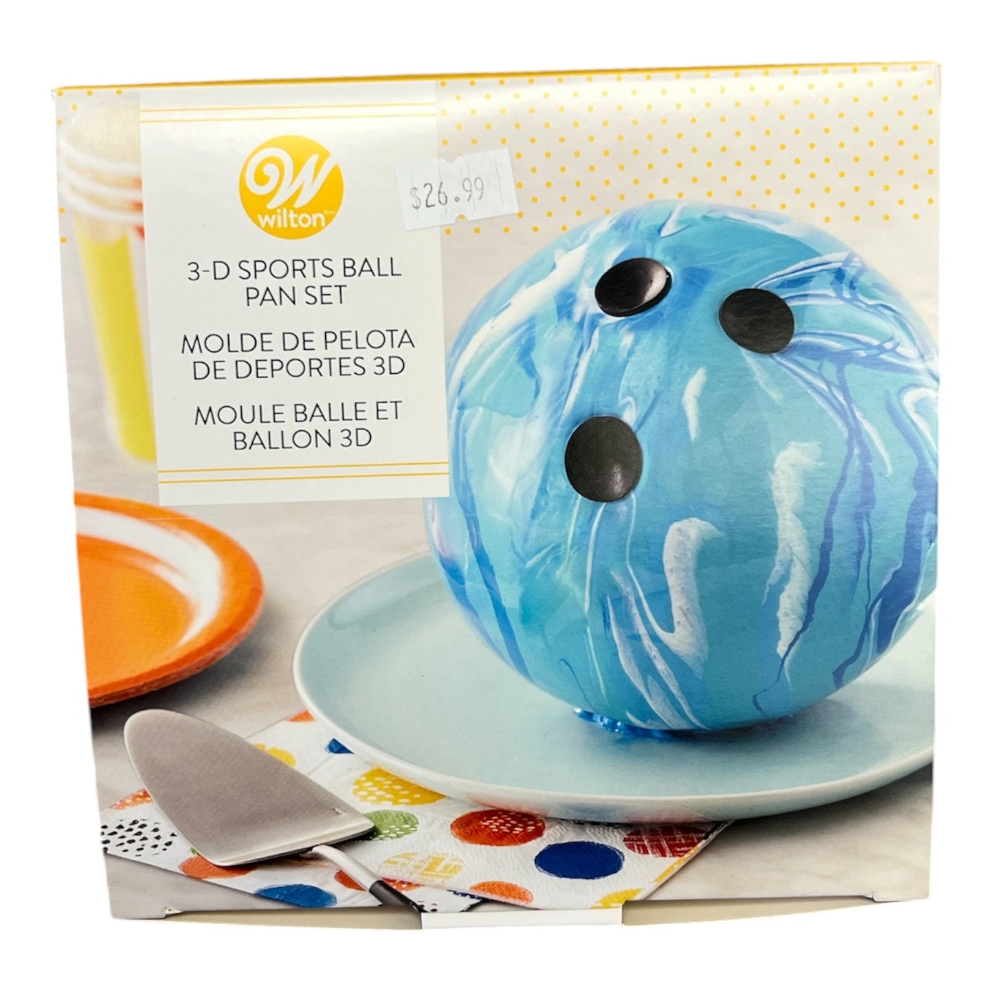 3D Sports Ball Pan Set