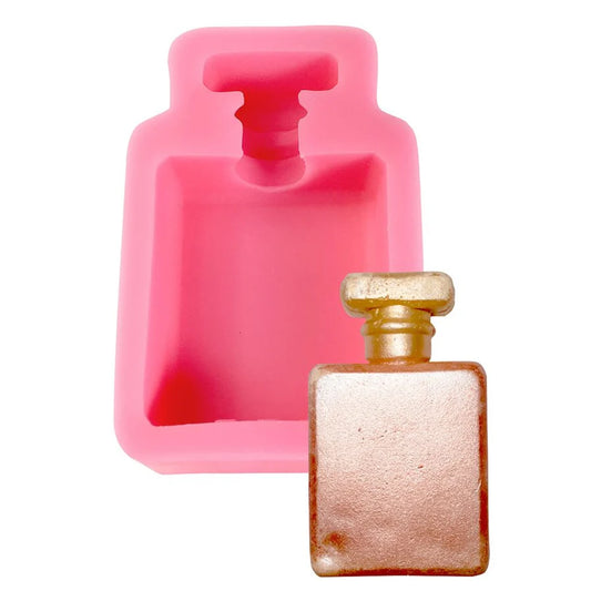 3D Perfume Bottle Silicone Fondant Mold