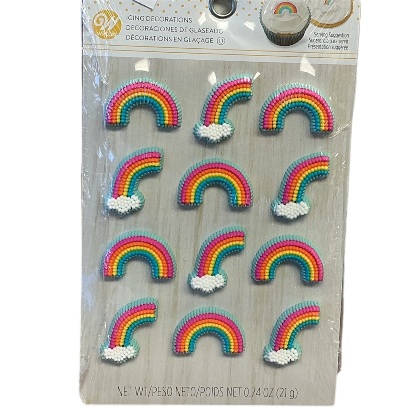 Rainbow Icing Decorations