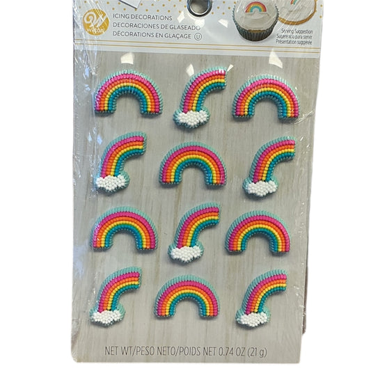 Rainbow Icing Decorations