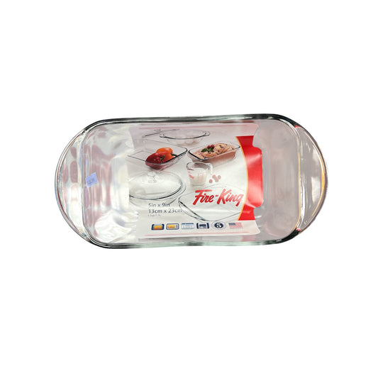 5x9 Fire King Loaf Glass Dish, 1.5qt