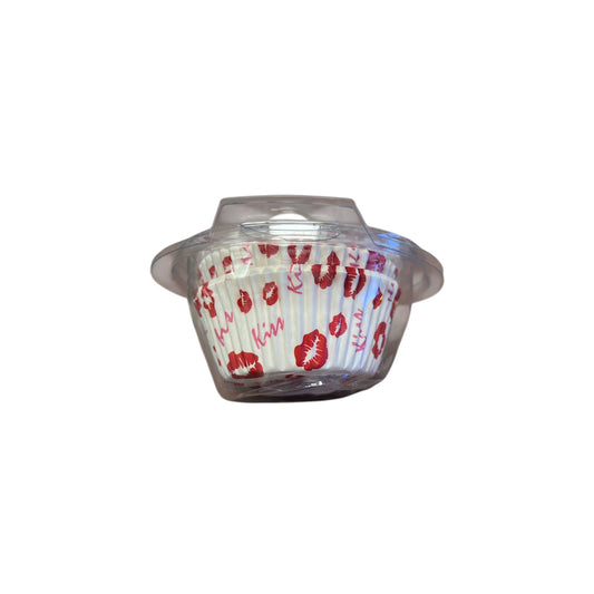 Valentine Kisses Cupcake Liners, 50 Count, Fox Run