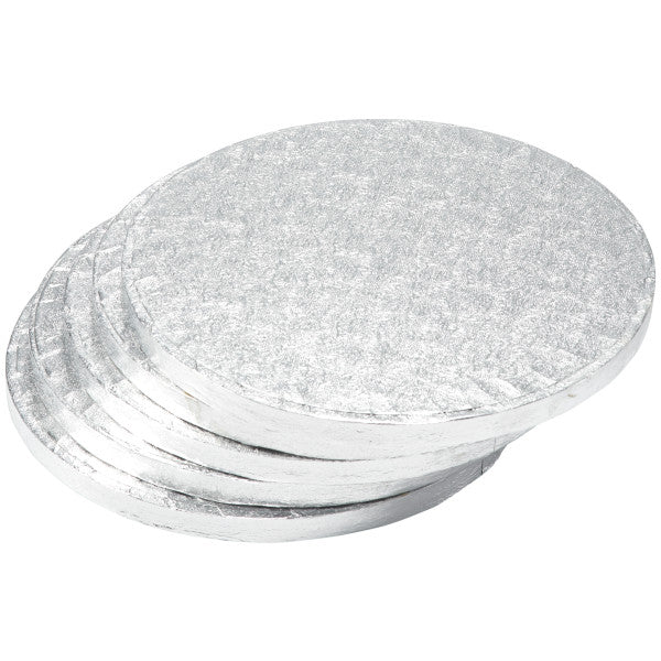 8 inch White Round Cake Drum 1/2"