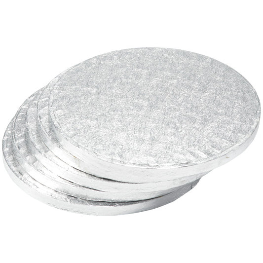 8 inch White Round Cake Drum 1/2"