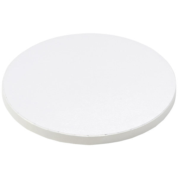 8 inch White Round Cake Drum 1/2"