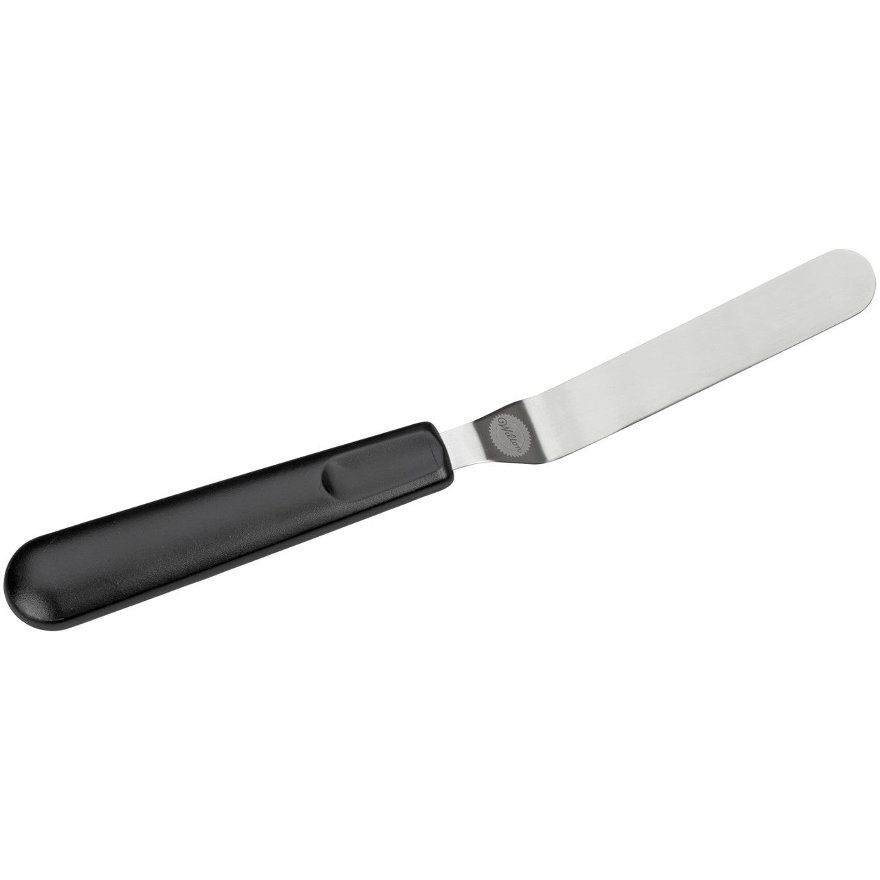 Wilton Angled Icing Spatula with Black Handle, 9-Inch