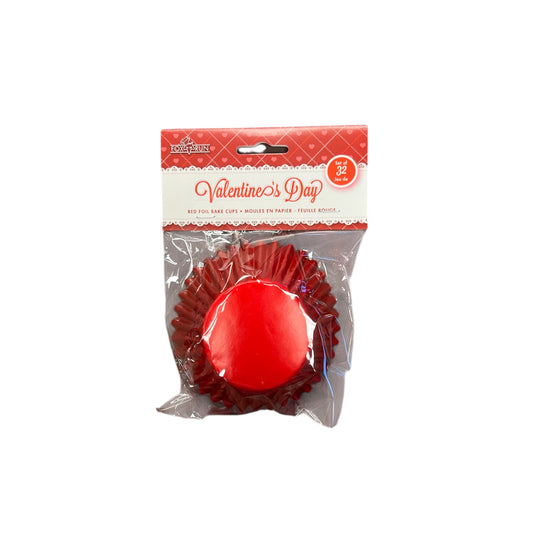 Valentine Foil Cupcake Liners, 32 Count, Fox Run