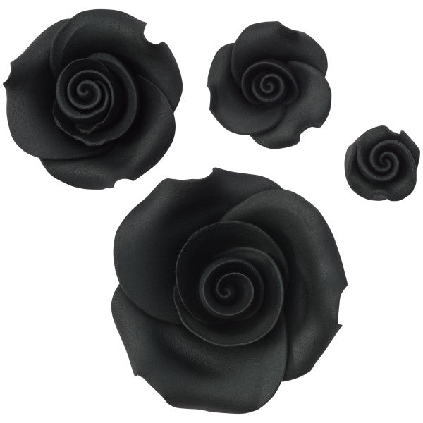 Black Rose Assortment - 24 Roses