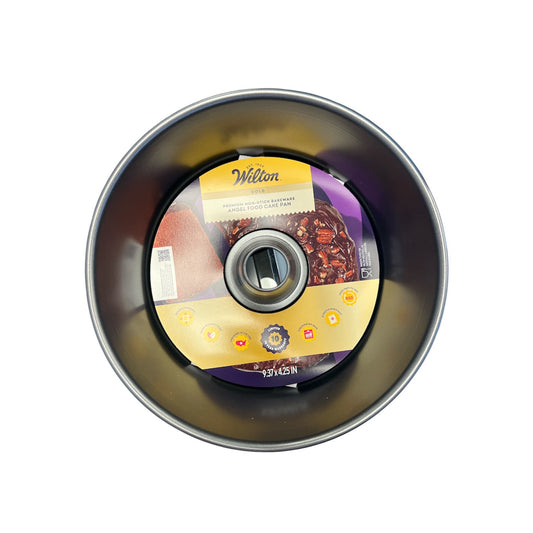 9 inch Round Angel Food Pan, Wilton Gold