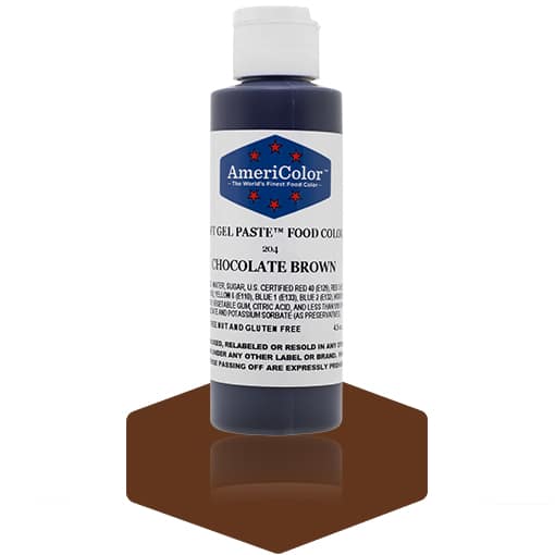 Chocolate Brown Soft Gel Paste, 4.5 oz