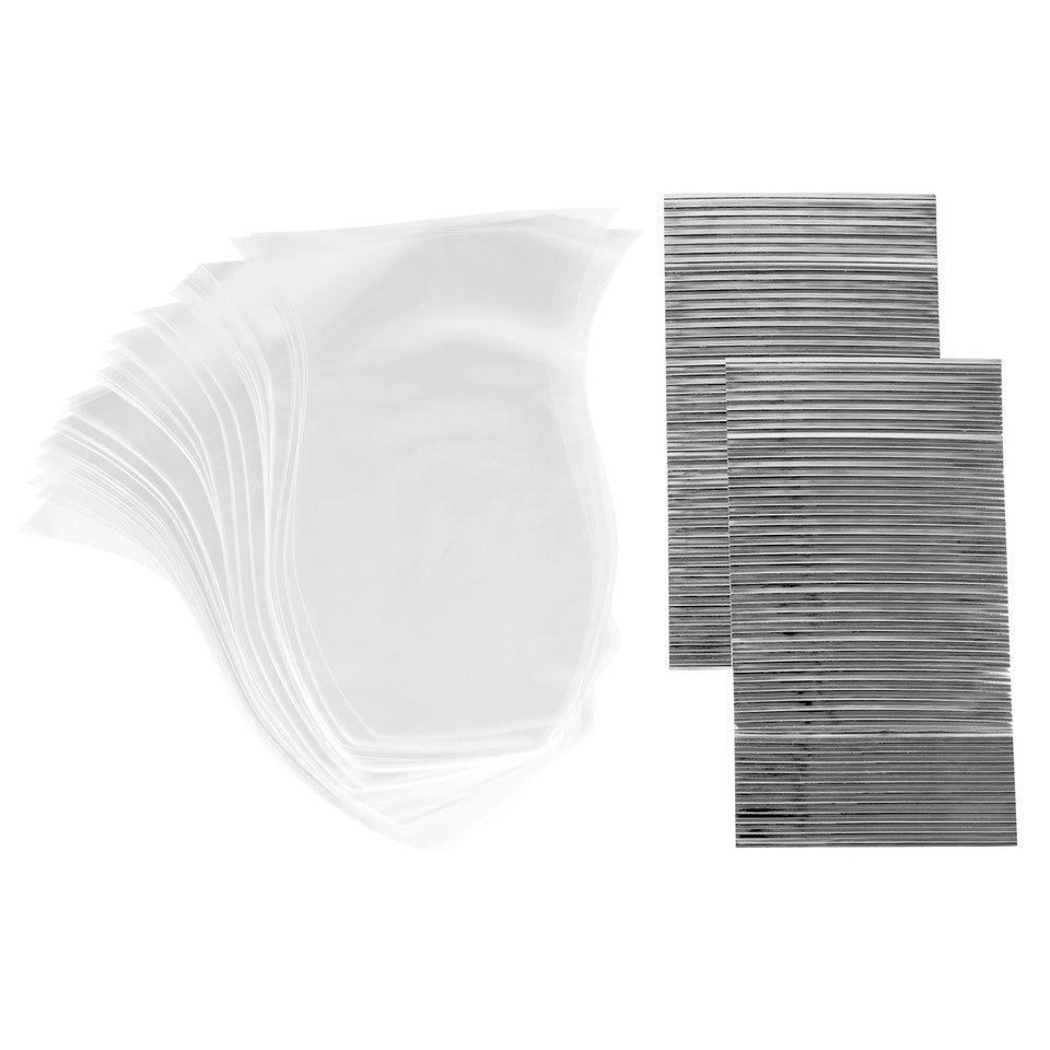 Clear Shaped Treat Bags, 100-Count, Wilton