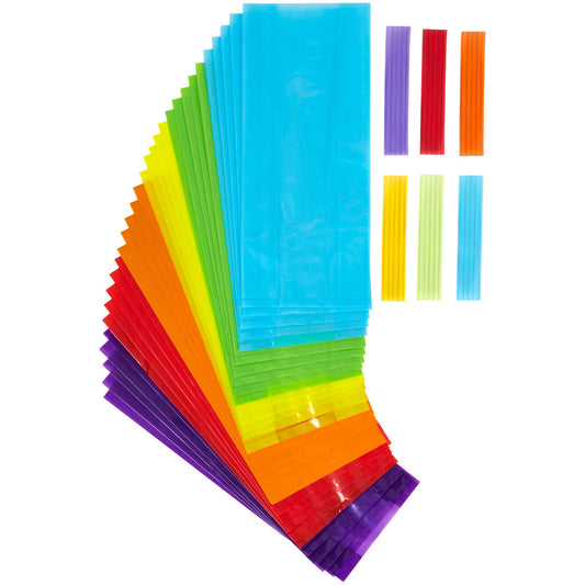 Colored Treat Bags, 30-Count, Wilton