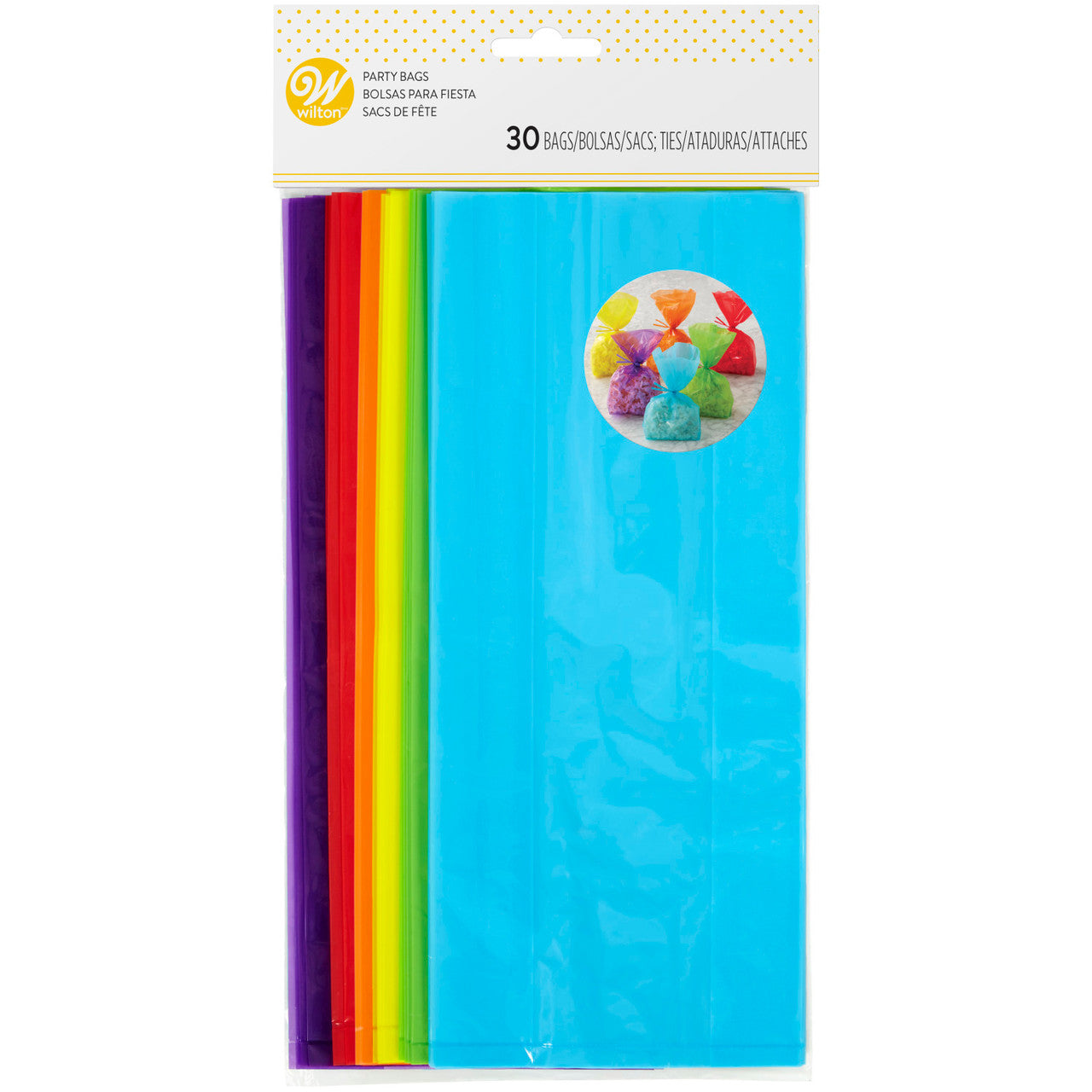 Colored Treat Bags, 30-Count, Wilton