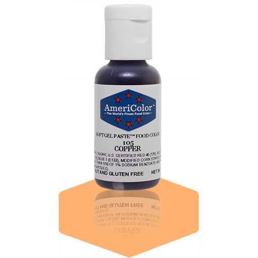 Americolor Soft Gel Paste, .75 oz, Shades of Orange