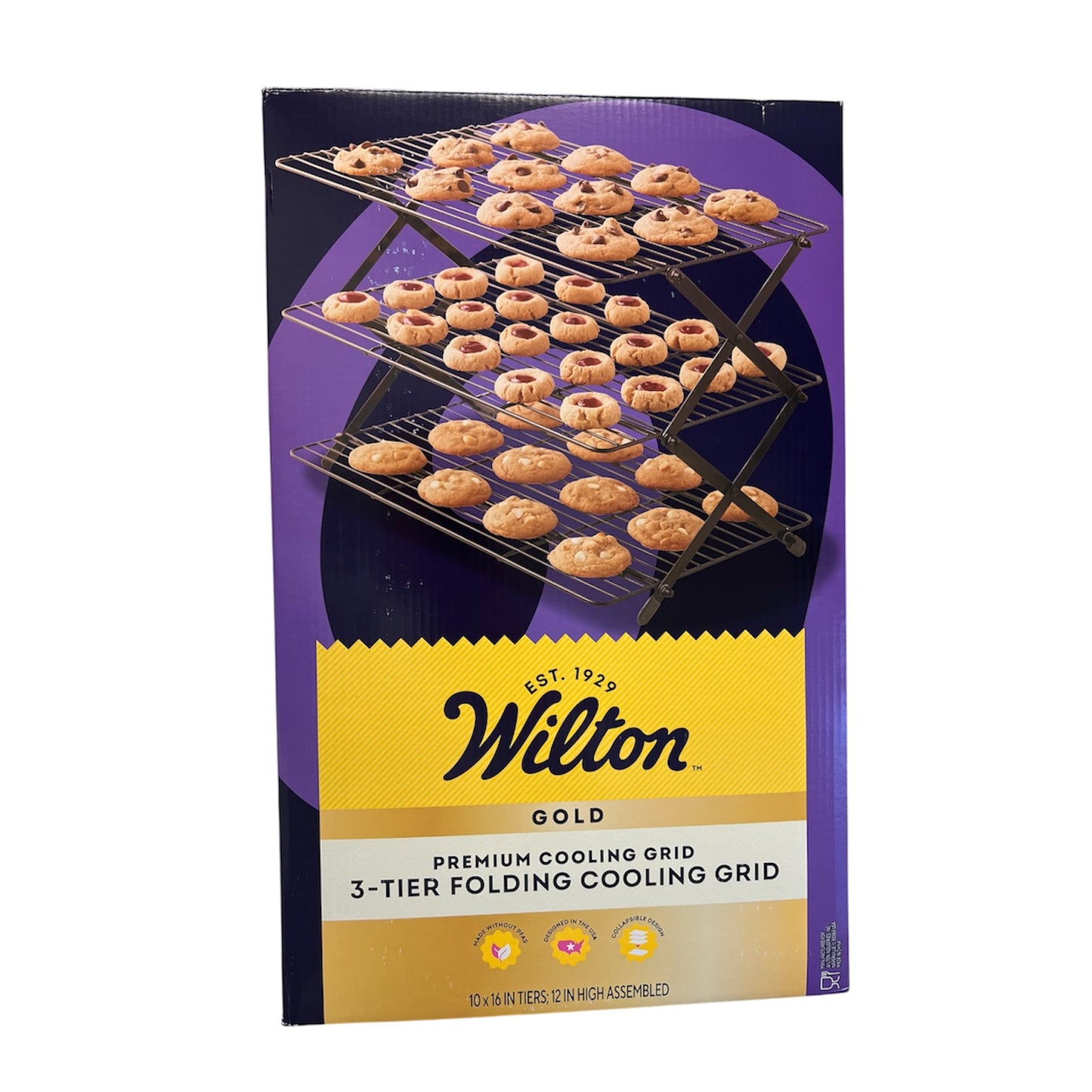 3-Tier Collapsible Cooling Grid for Cookies, Cakes and More, Wilton