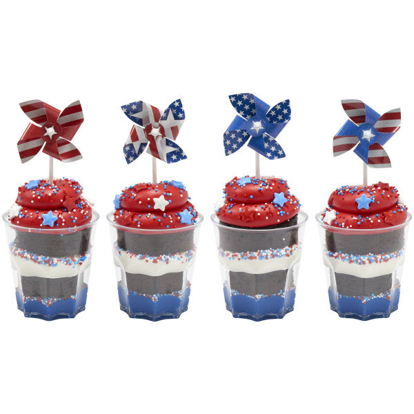 Red, White, and Blue Patriotic Nonpareils, 4 oz container
